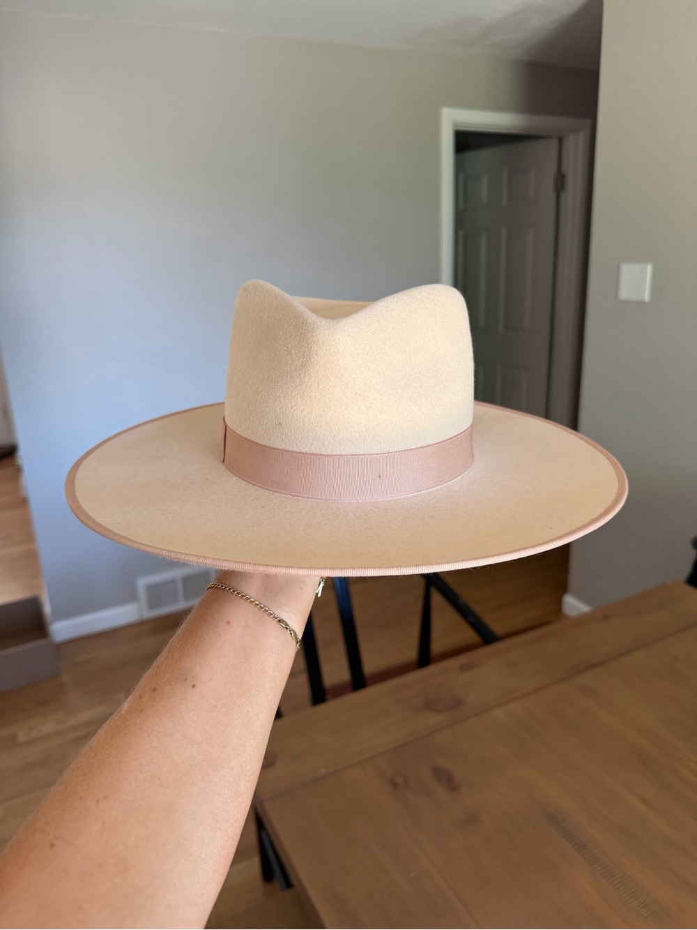 Lack of Color Ivory Rancher Fedora Hat